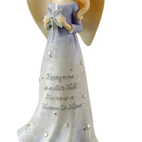 Lenox "Angel of the Stars" Sentiments Angels Figurine With COA - Picture 7 of 17